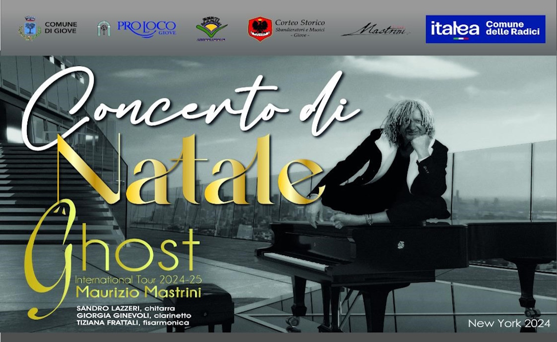 playbill Maurizio Mastrini - Concerto di Natale - Giove